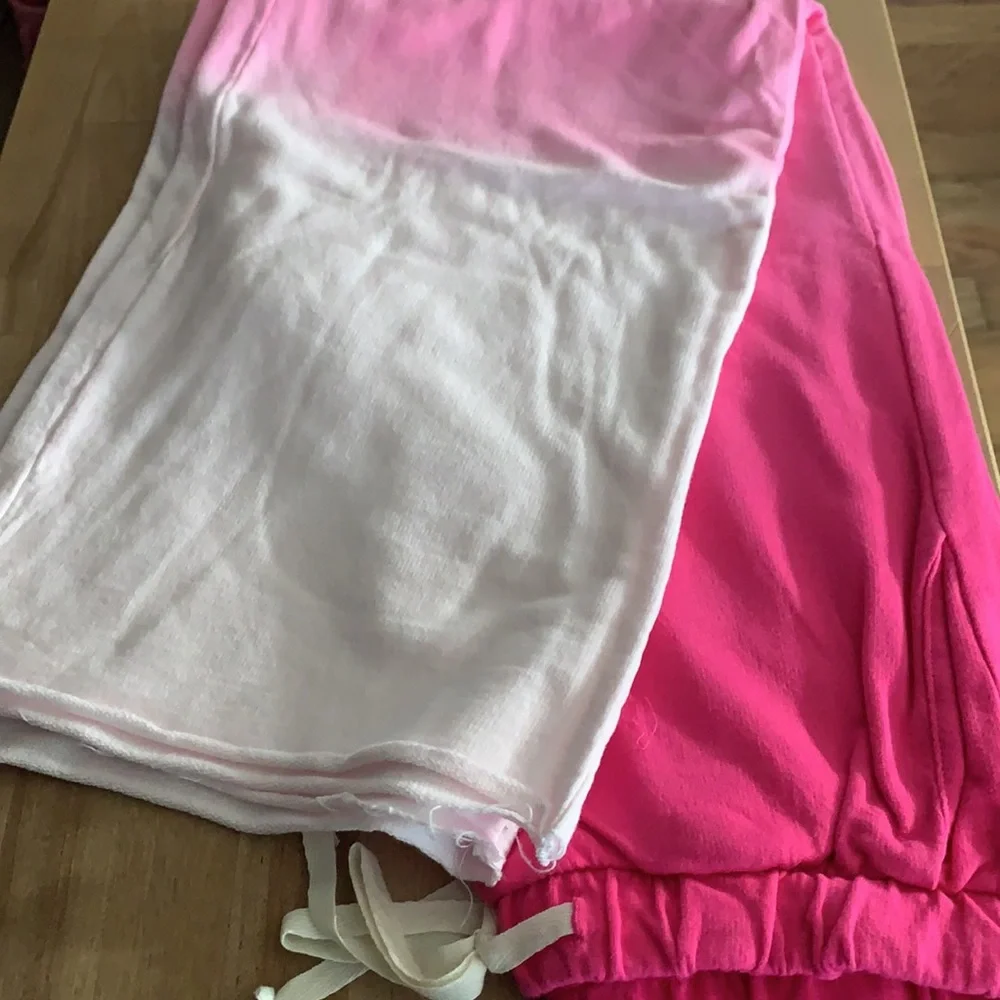 ❌DONATED❌Hot Pink Ombre’ Dipped Dyed Lounge Pants - Picture 3 of 10